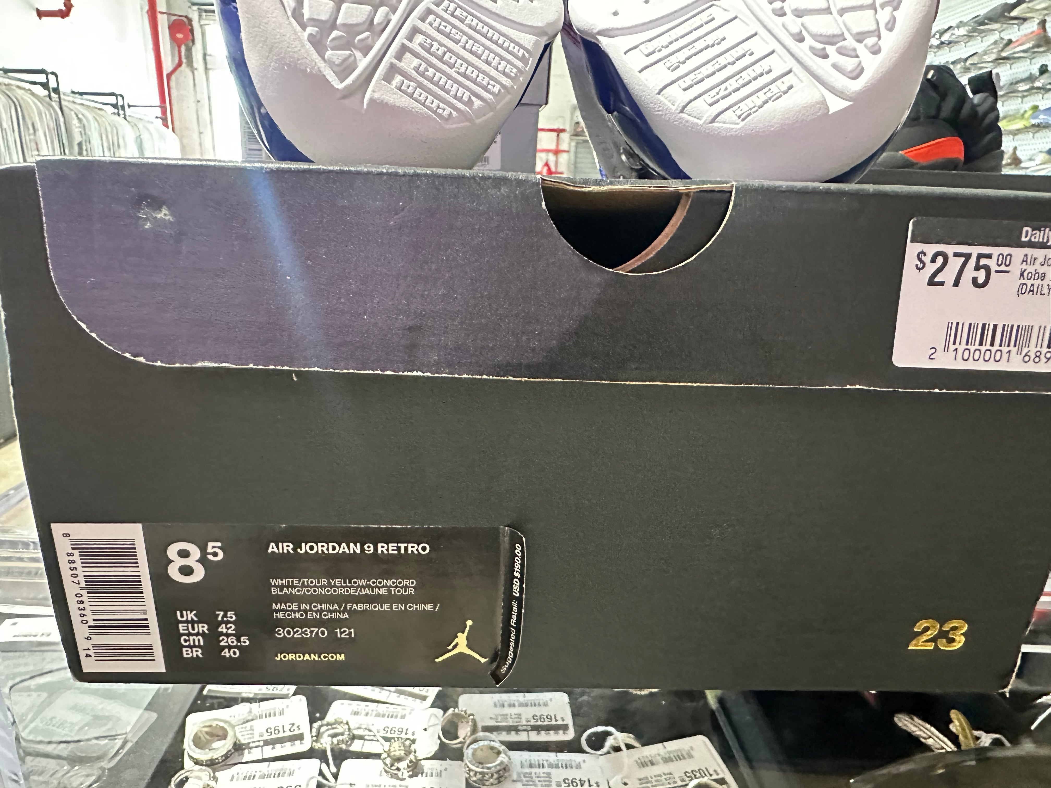 Air Jordan 9 Retro - Kobe 2016 Size 8.5