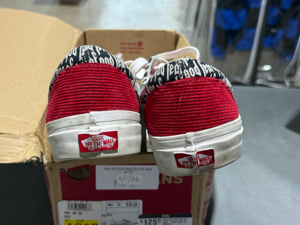 Vans Era 95 Fear Of God - Red Size 10