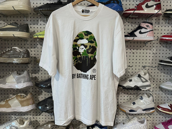 USED Bape x Jeff Hamilton Skyline Tee - White Size XL