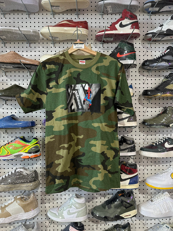 NEW Supreme Spiderman Tee - Camo Size Small
