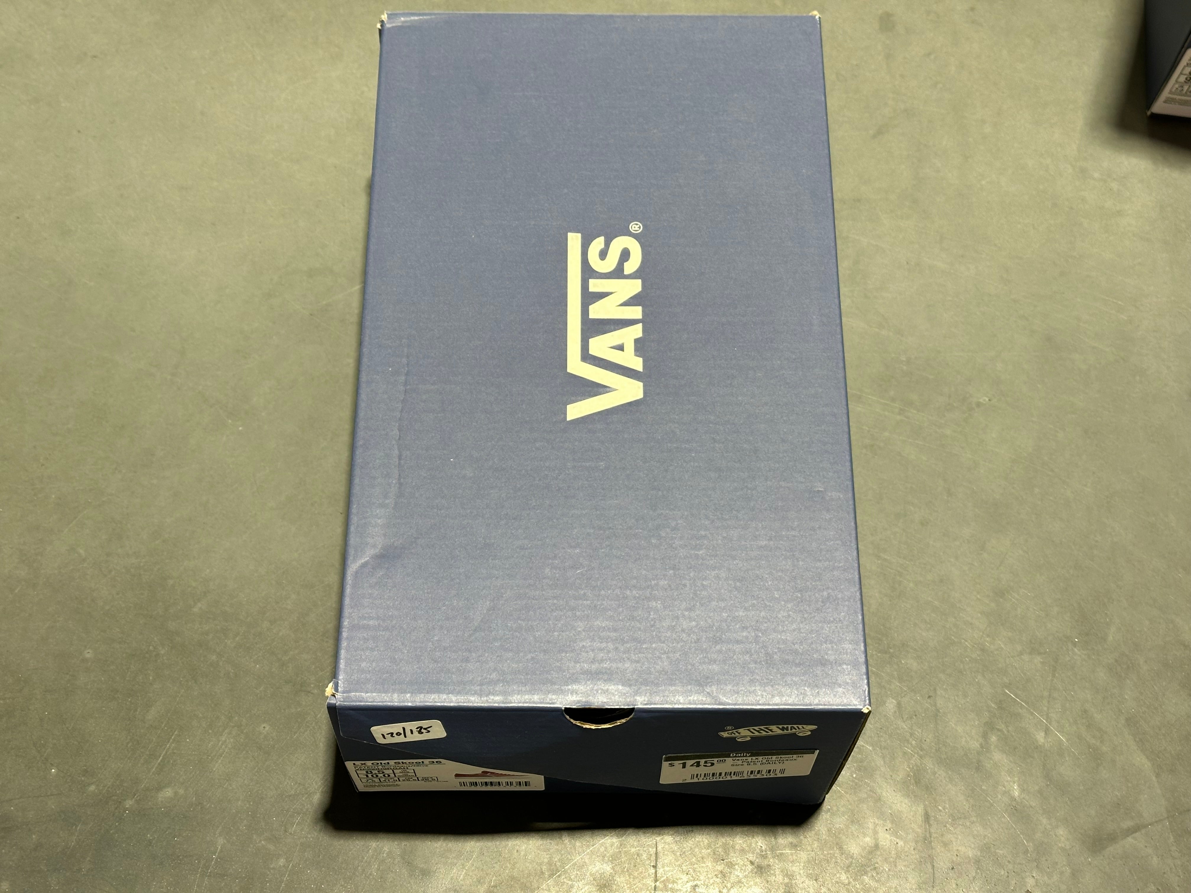 Vans LX Old Skool 36 - Patent Bordeaux Size 9