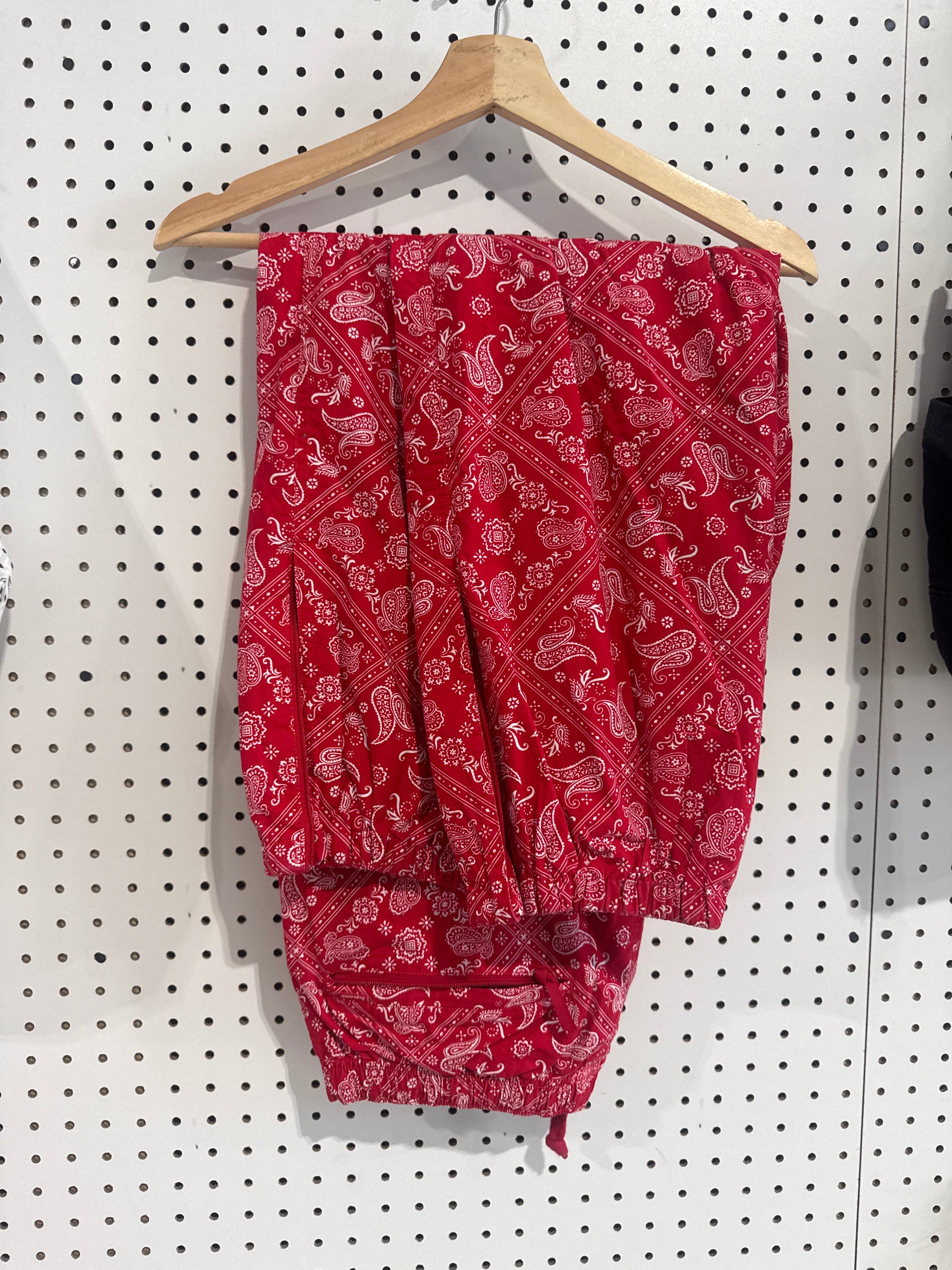 USED Supreme Bandana Track Pant - Red Size Medium