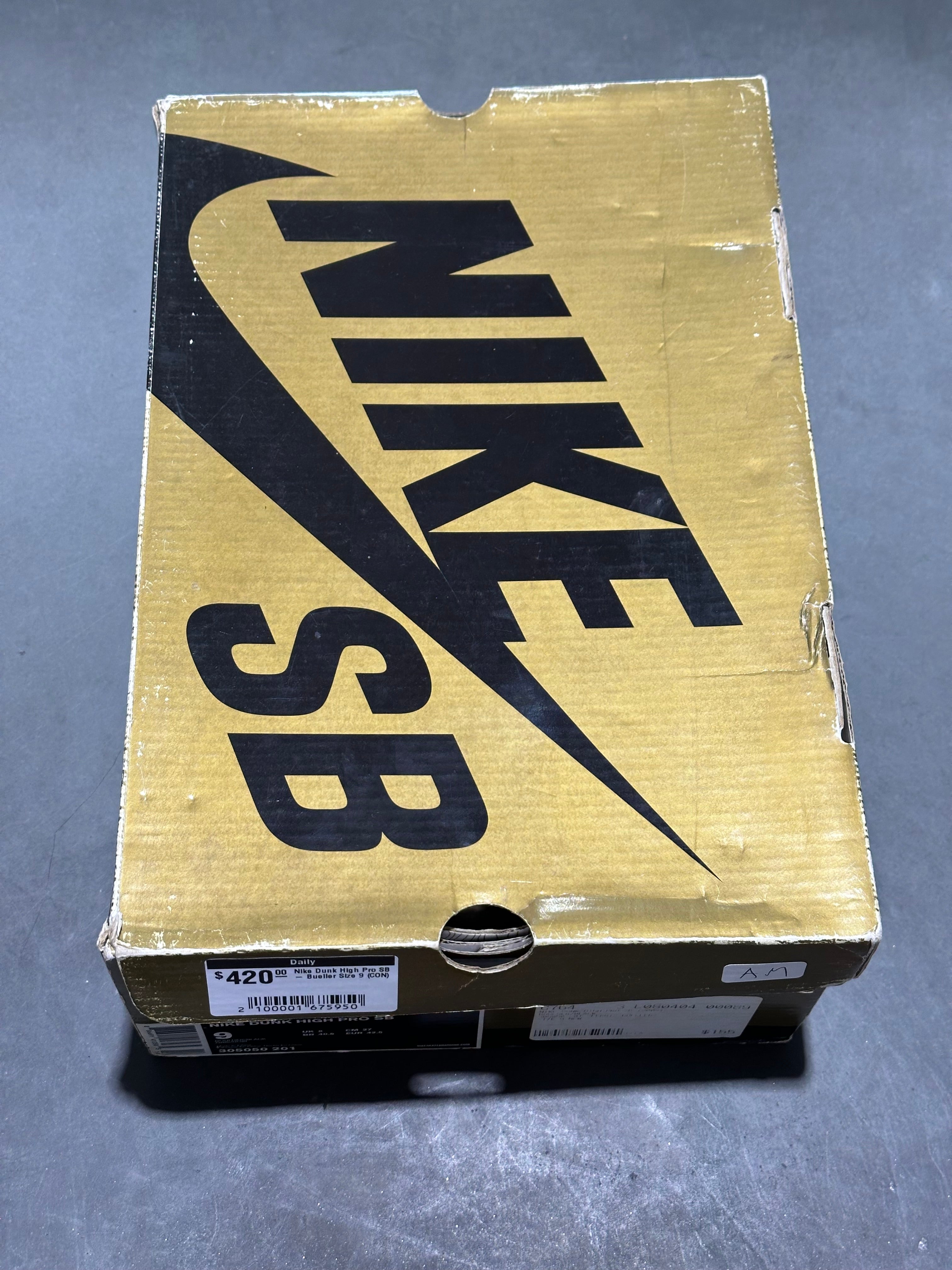 Nike Dunk High Pro SB - Bueller Size 9