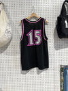 CLEAN Supreme Bolt Basketball Jersey - Black/Pink Size Medium