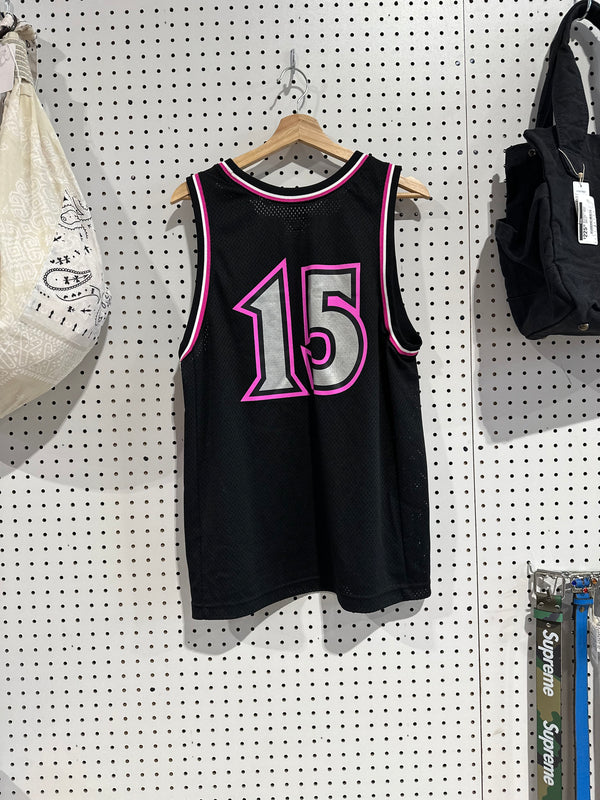 CLEAN Supreme Bolt Basketball Jersey - Black/Pink Size Medium