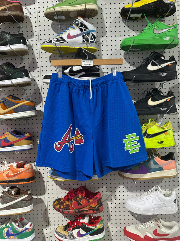 USED Eric Emanuel EE Basic Short - Atlanta Braves Size XXL