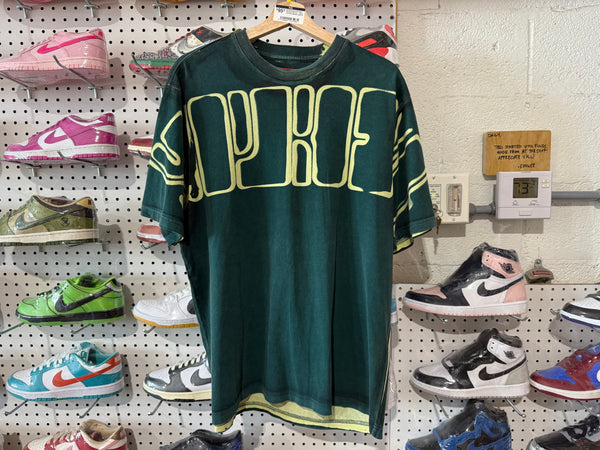 NEW Supreme Overprint Knockout SS Top - Dark Teal Size Medium
