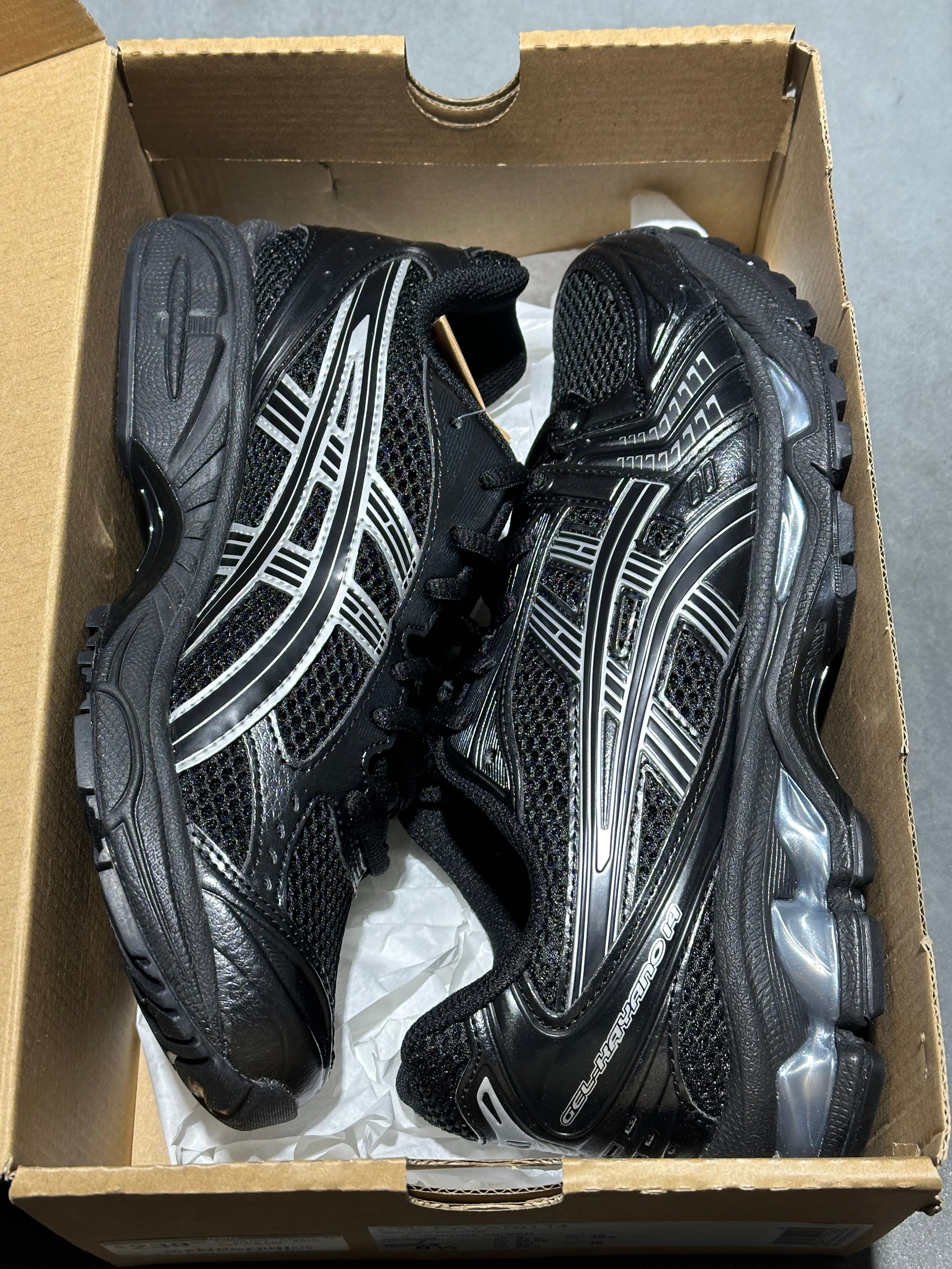 ASICS Gel-Kayano 14 - Black Pure Silver Size 7
