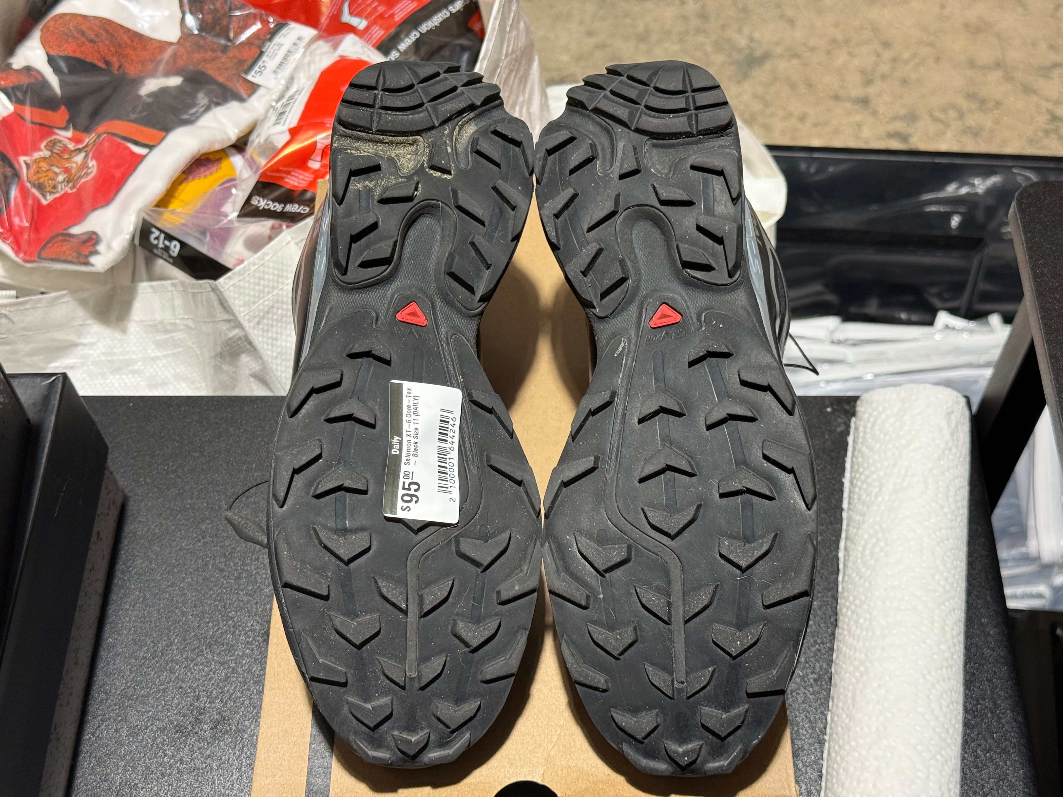 Salomon XT-6 Gore-Tex - Black Size 11