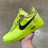 Nike Air Force 1 Low x Off White - Volt Size 9