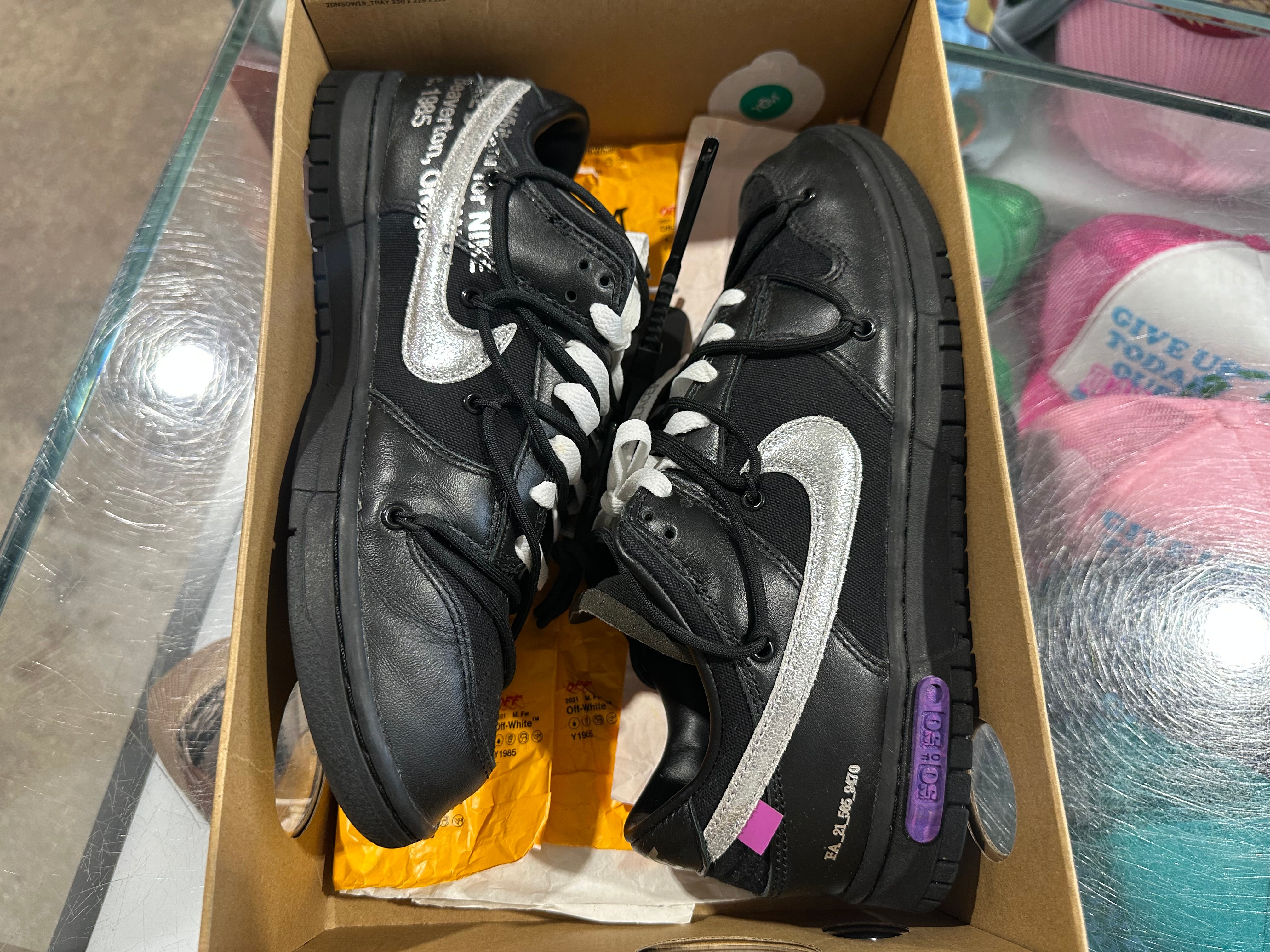 Nike Dunk Low - Off-White Lot 50 Size 9.5