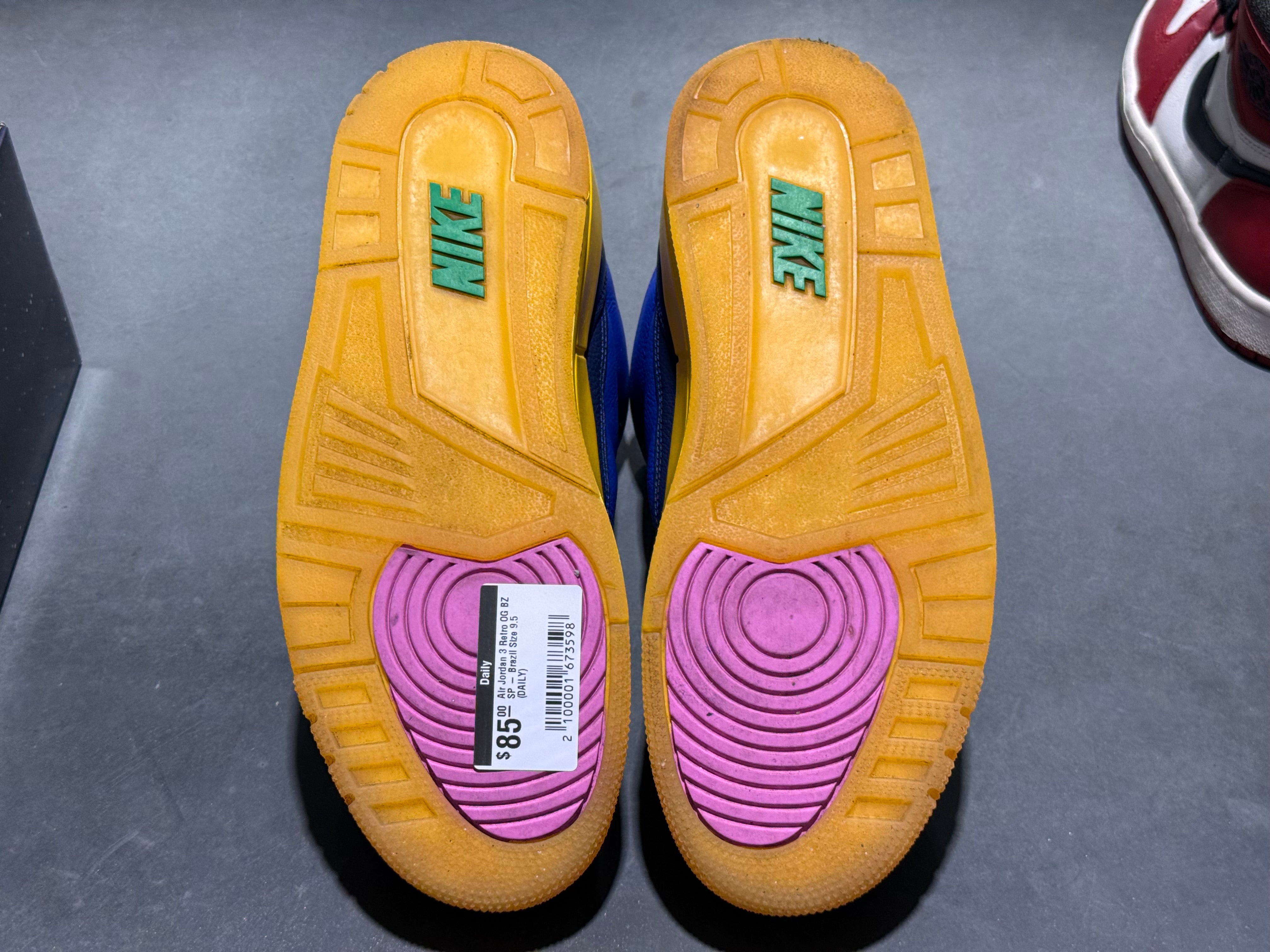 Air Jordan 3 Retro OG BZ SP - Brazil Size 9.5