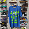 NEW Better With Age Aliens Tee - Blue/Green Size XXL