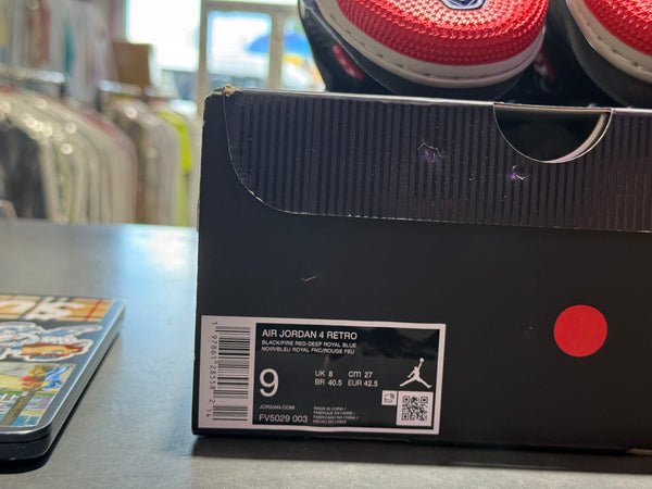 Air Jordan 4 Retro - Rare Air/Gold Letters Size 9