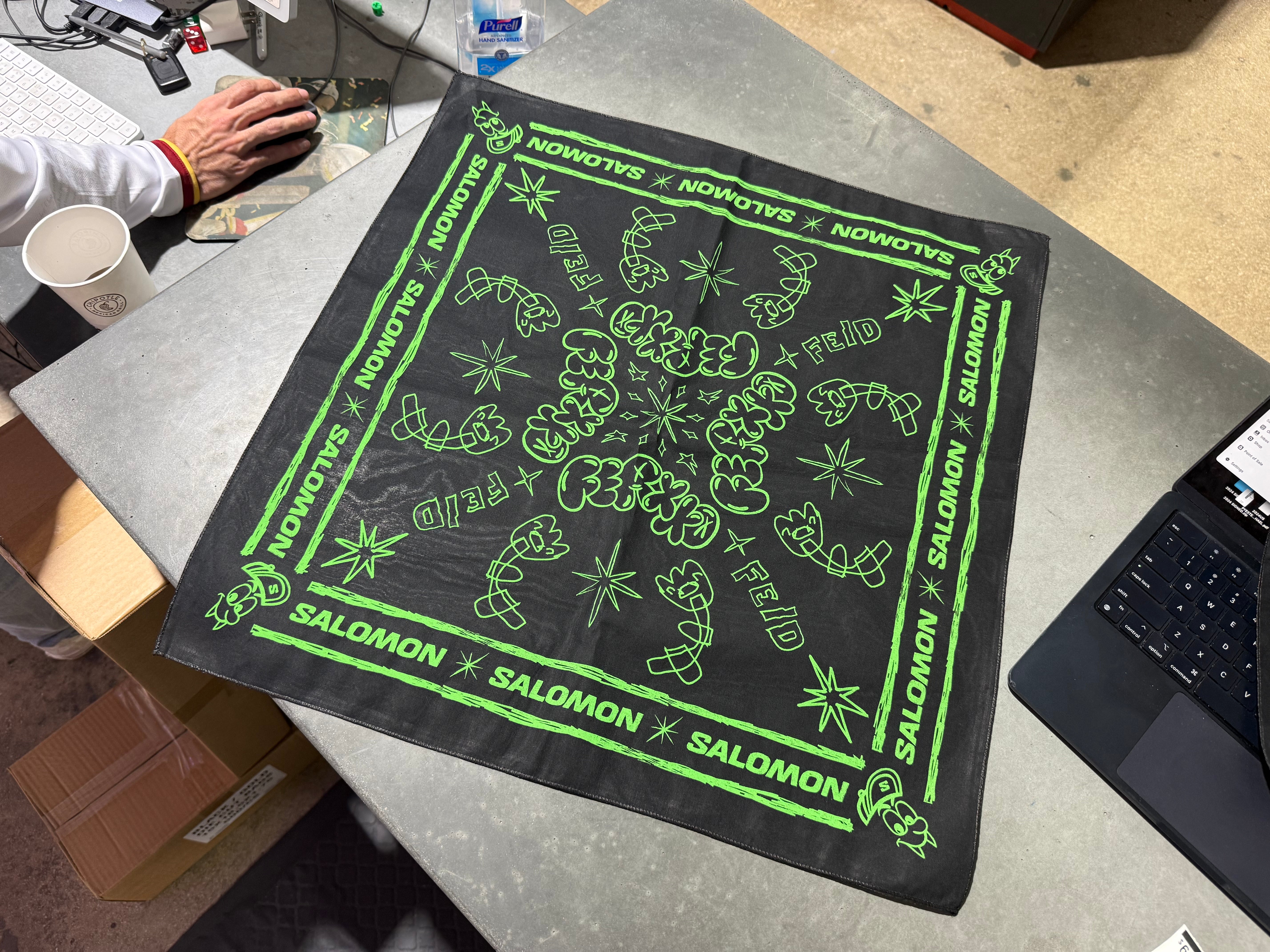 NEW Salomon x FEID Bandana - Black