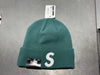 NEW Supreme x New Era S Logo Beanie - Green