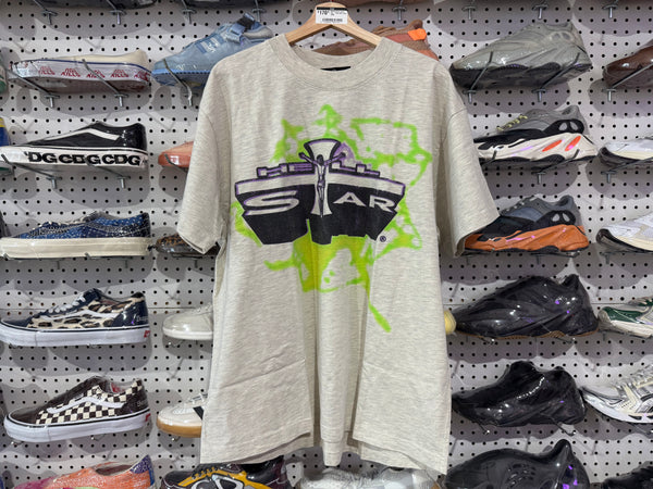 NEW Hellstar Jesus Tee - Grey Size Large