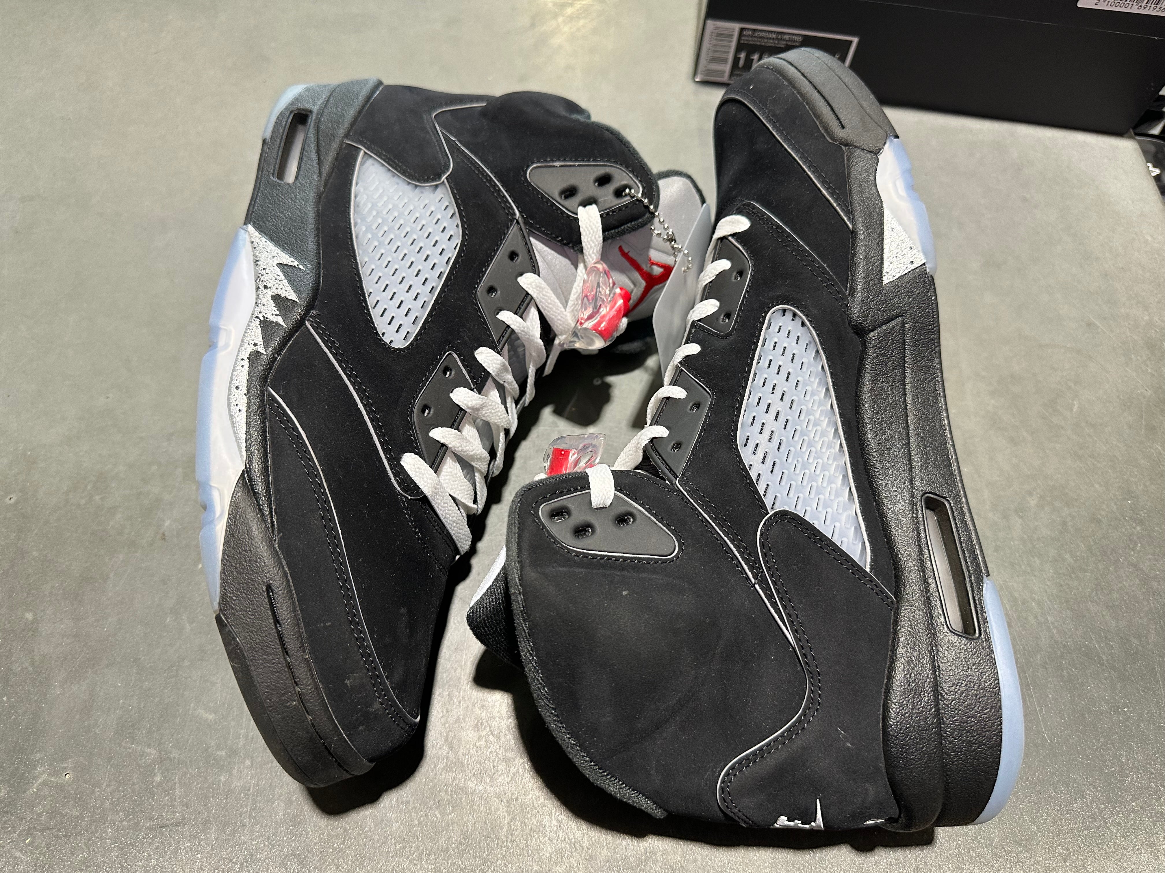 Air Jordan 5 Retro OG - Black Metallic Reimagined Size 13