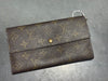 VTG 90s Louis Vuitton Monogram Snap Long Wallet - Brown