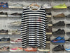 USED Gallery Department Striped French Tee - White/Navy Size XXL