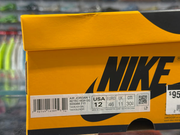 Air Jordan 1 Retro High OG - Taxi Size 12