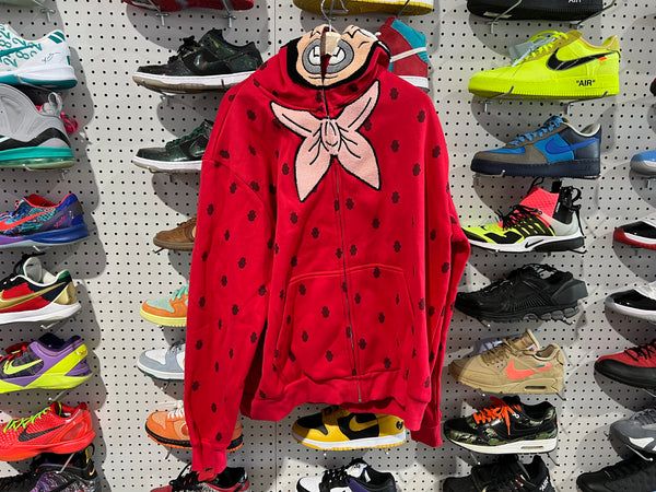 NEW DuRags Zip Up Hoodie - Red Size XXL