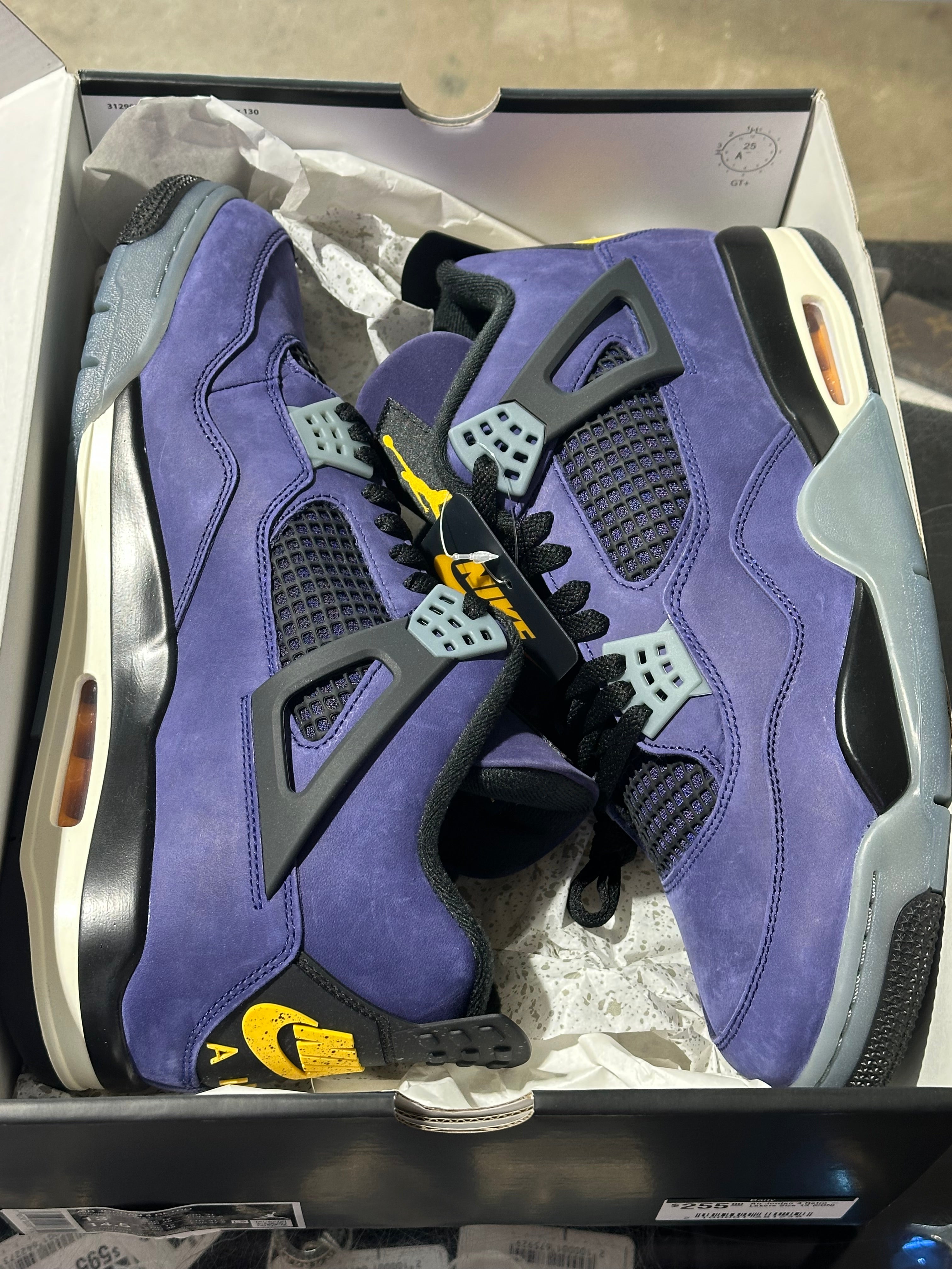 Air Jordan 4 Retro - Lakers Size 13