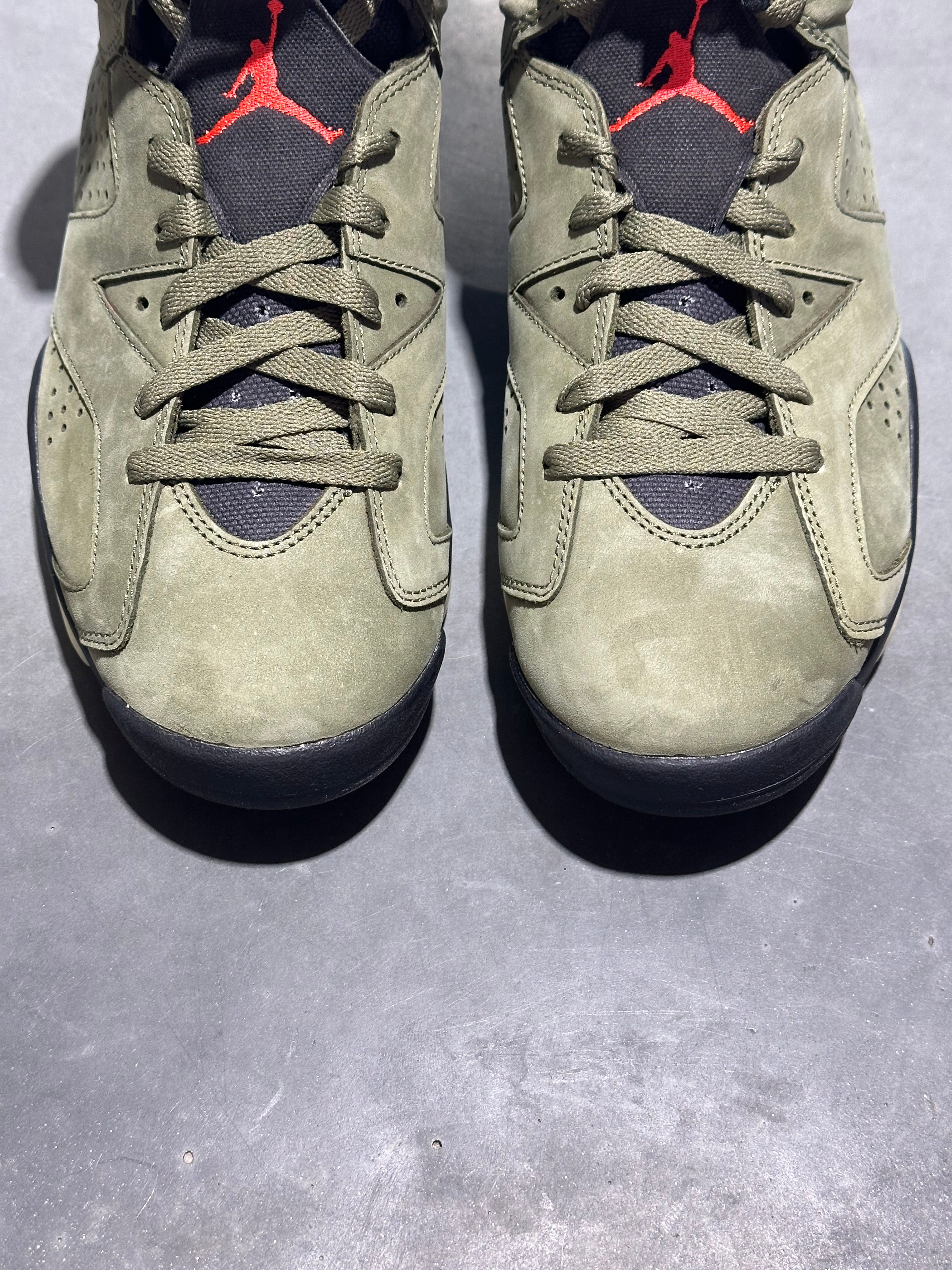 Air Jordan 6 Retro SP - Travis Scott/Olive Size 8.5