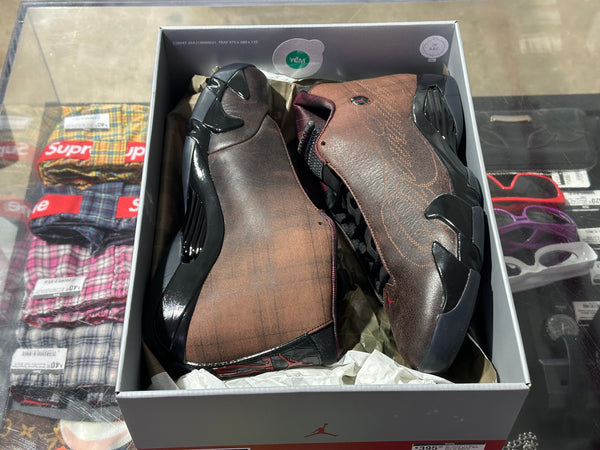 Air Jordan 14 Retro - Mowalola Burnt Red Size 12
