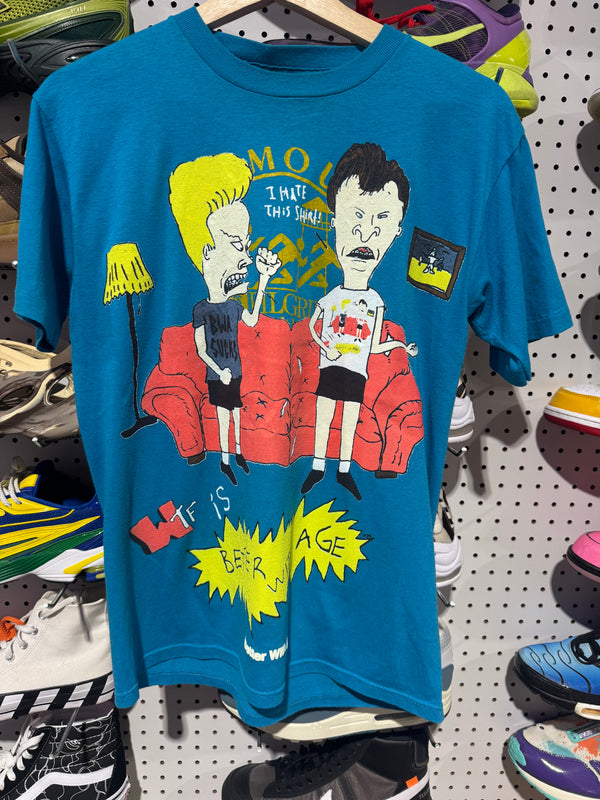 NEW Better With Age Dumb Tee - Blue Size Medium