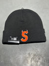 NEW Supreme New Era Devils S Logo Beanie - Black
