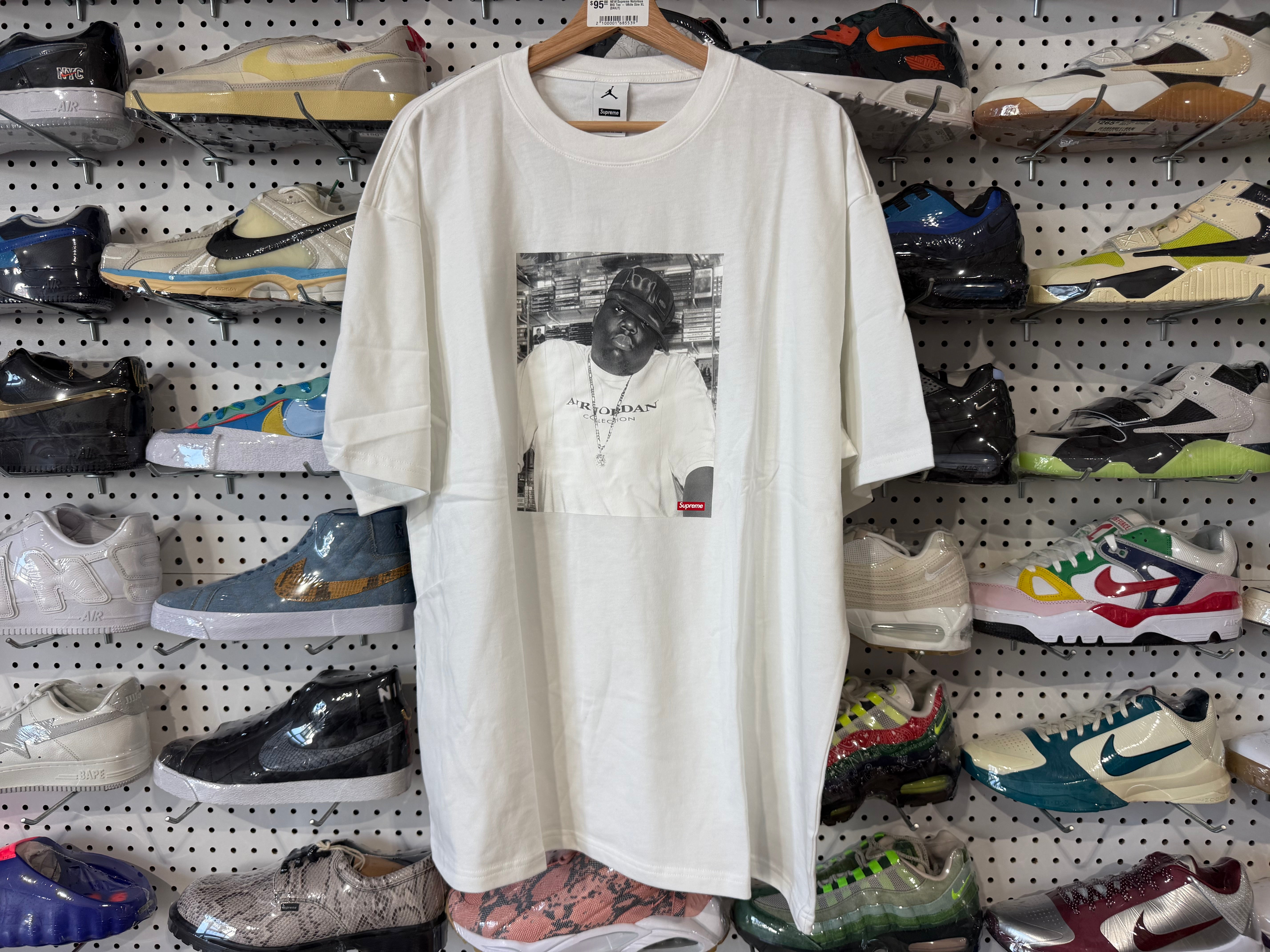 NEW Supreme Notorious BIG Tee - White Size XL