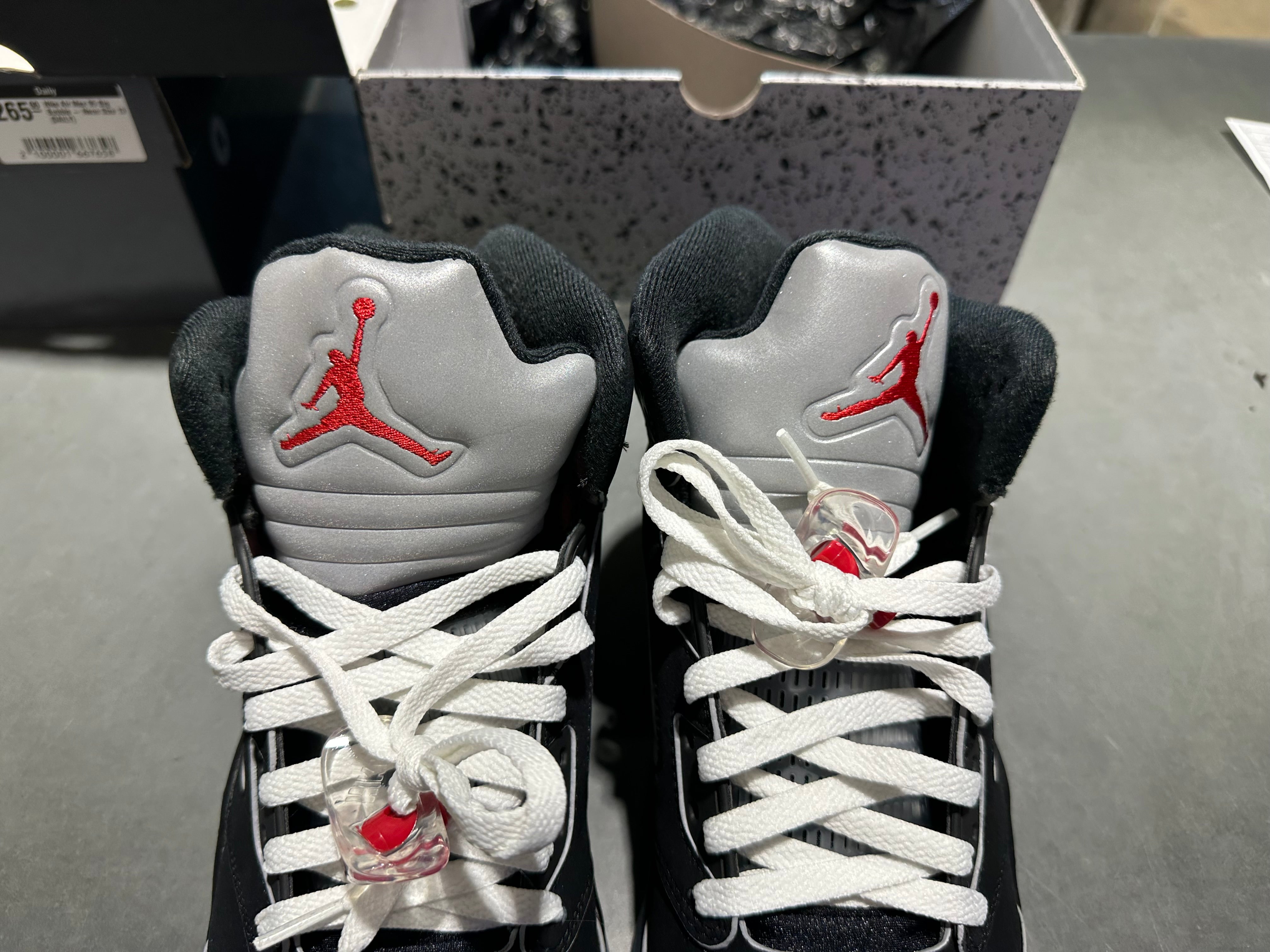 Air Jordan 5 Retro OG - Black Metallic Reimagined Size 10.5