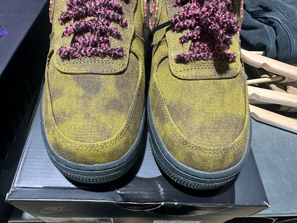 Nike Air Force 1 Low '07 - Boucle Desert Moss Fierce Pink Size 9.5