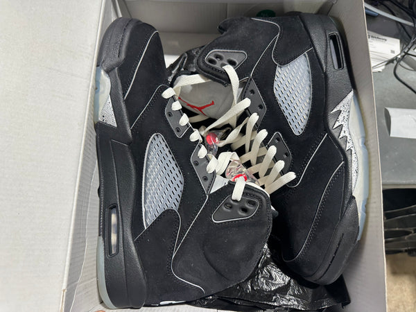 Air Jordan 5 Retro OG - Black Metallic Reimagined Size 10