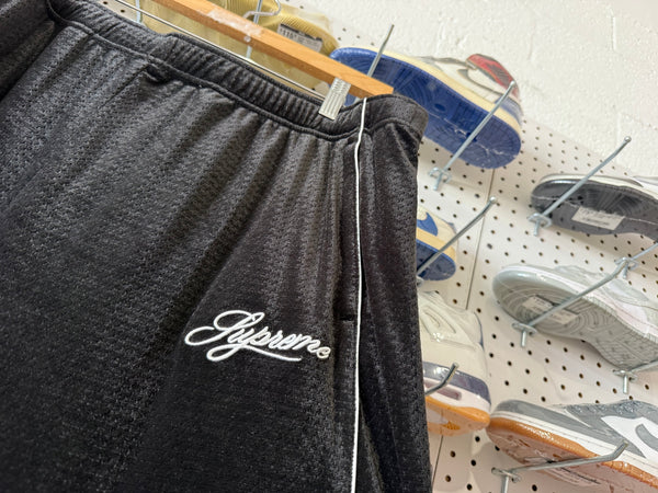 USED Supreme Velvet Sweatpants - Black Size XL