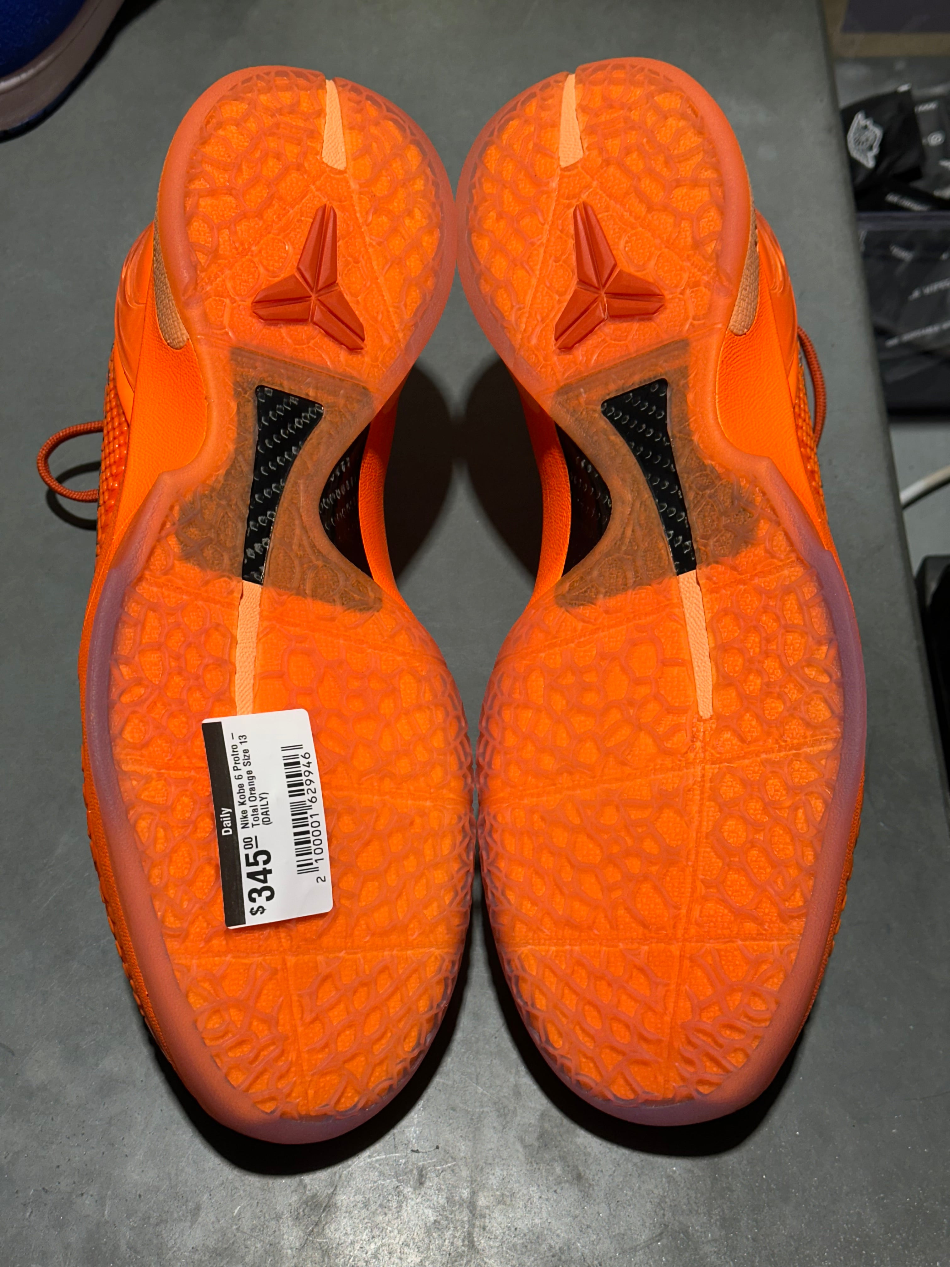 Nike Kobe 6 Protro - Total Orange Size 13