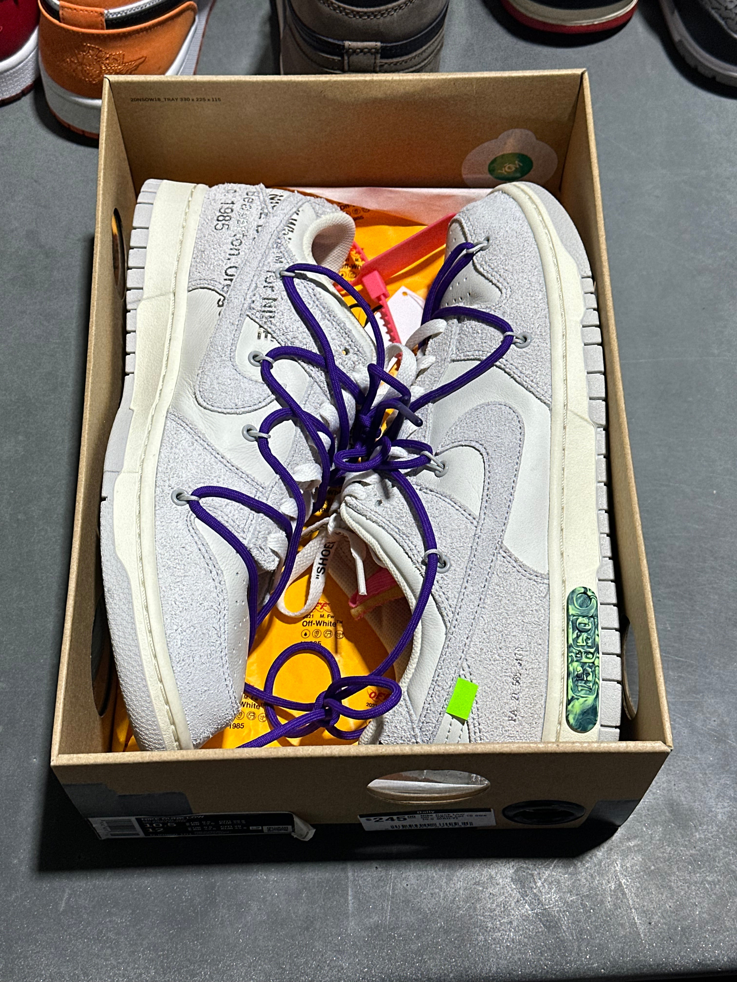 Nike Dunk Low - Off-White Lot 15 Size 10.5