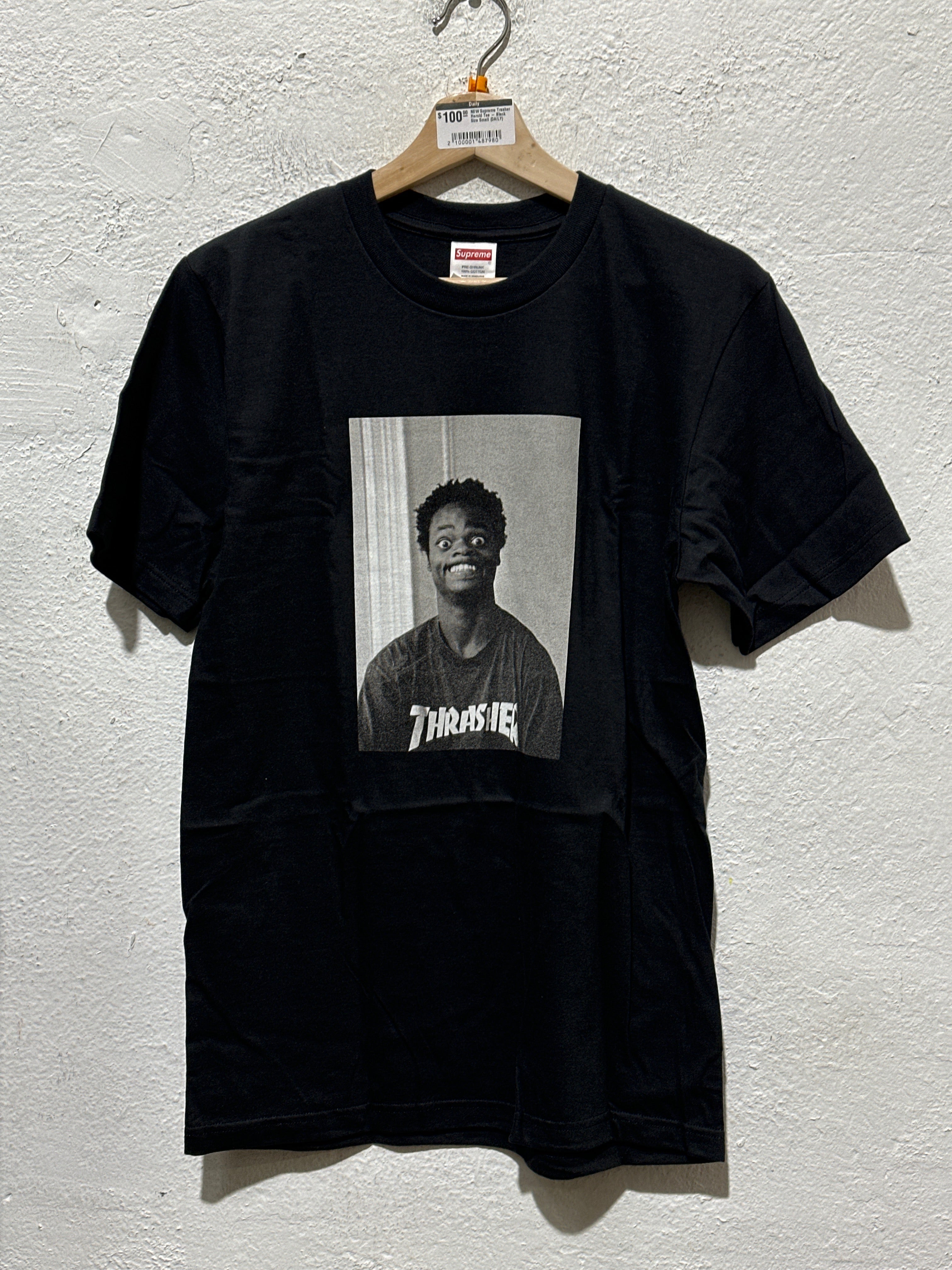 NEW Supreme Trasher Harold Tee - Black Size Small