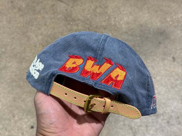 NEW Better With Age Fuck Denim Hat - Blue