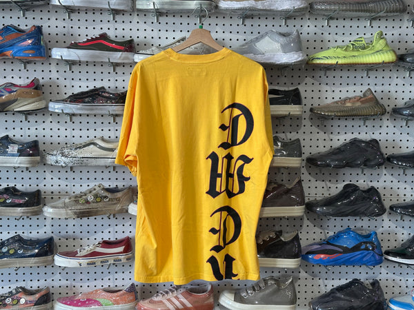 NEW Supreme Cracked Vertical SS Top - Yellow Size XL