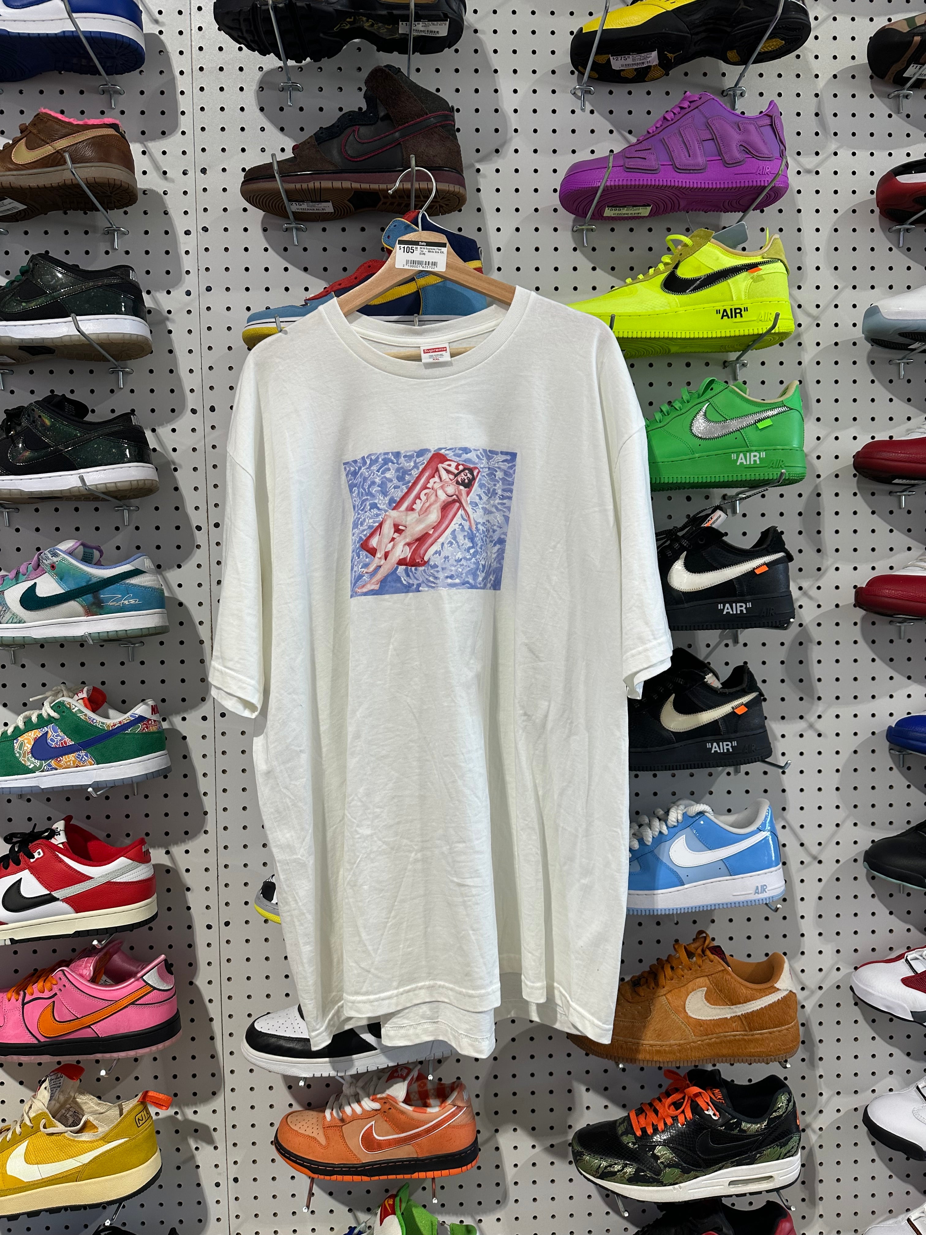NEW Supreme Float Tee - White Size XXL