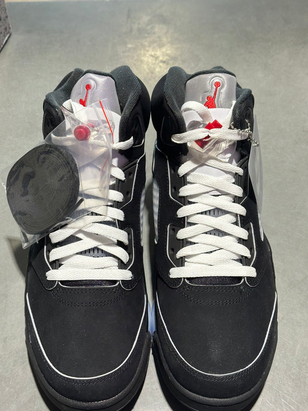 Air Jordan 5 Retro OG - Black Metallic Reimagined Size 10.5