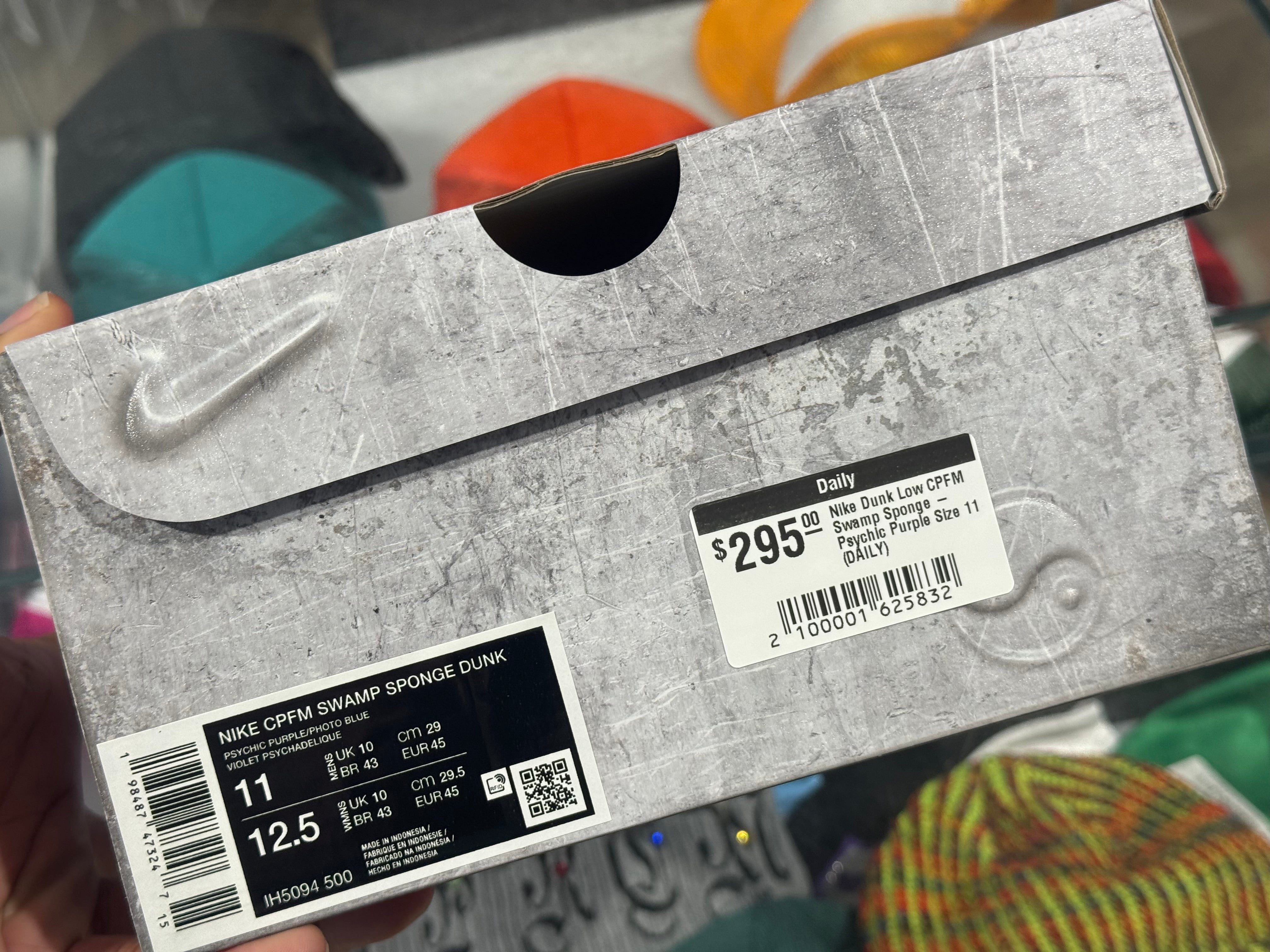 Nike Dunk Low CPFM Swamp Sponge - Psychic Purple Size 11