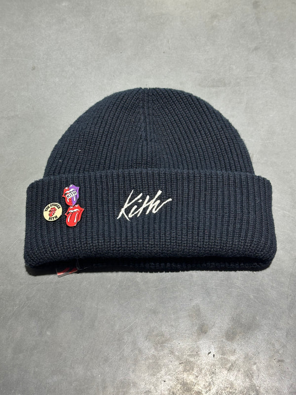 NEW Kith x Rolling Stones Beanie - Black