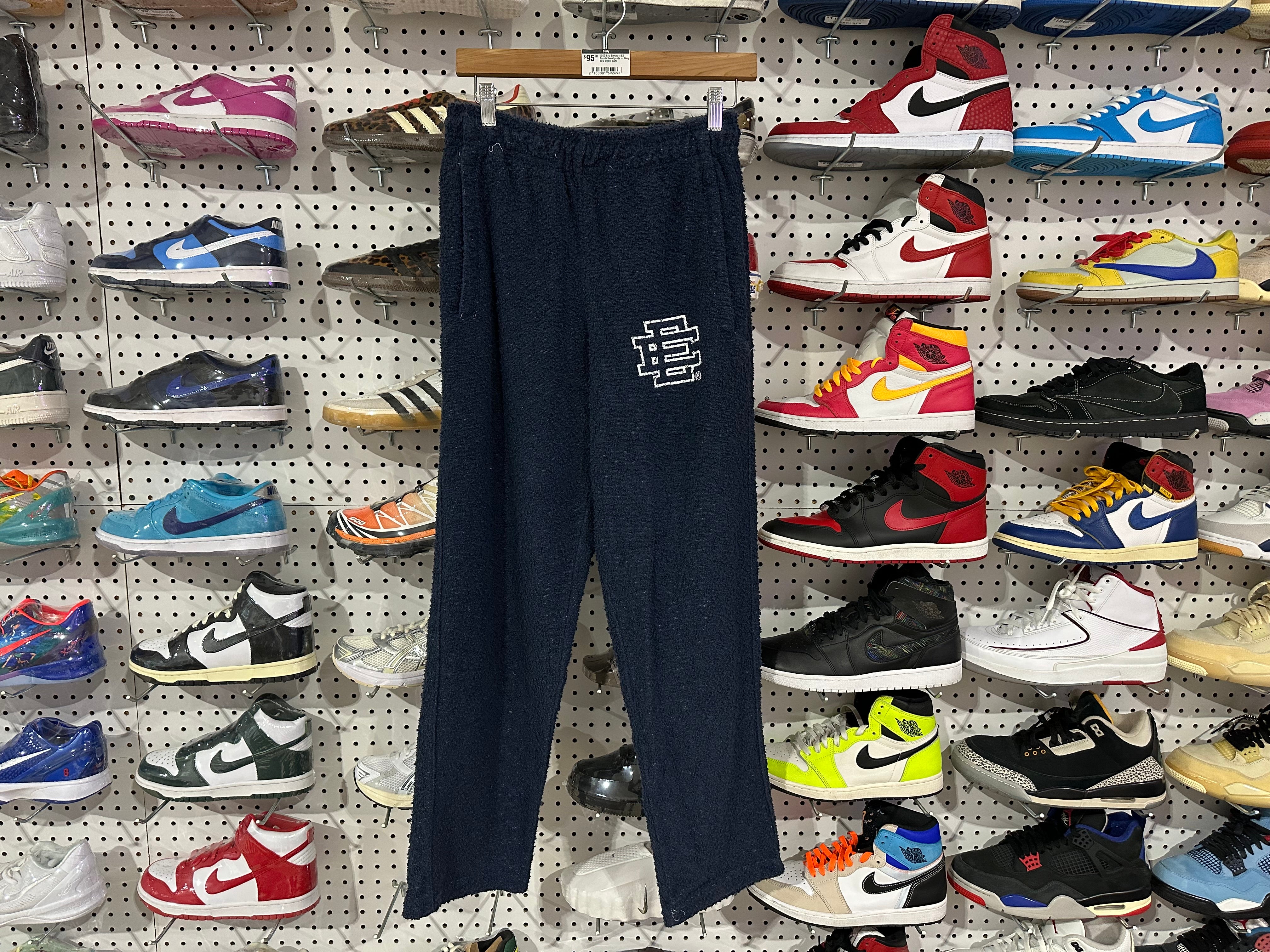 Eric Emanuel EE Boucle Sweatpants - Navy Size Small