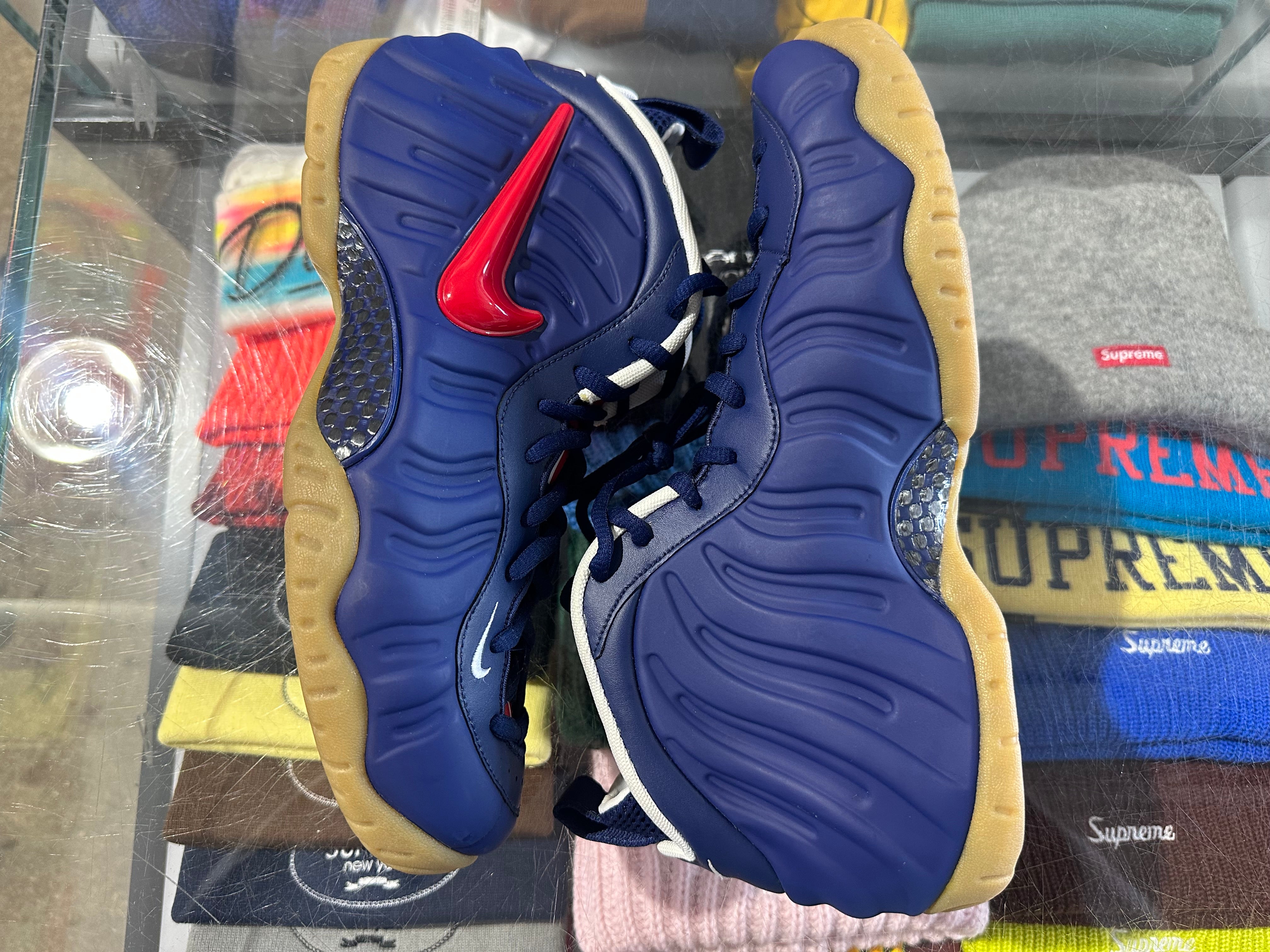 Nike Air Foamposite Pro - Blue Void University Red Size 11.5