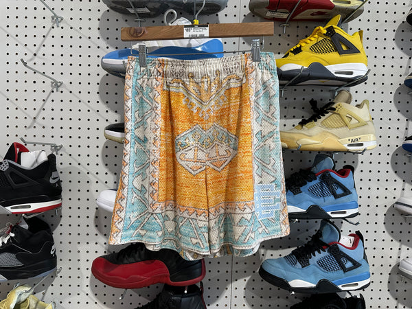 USED Eric Emanuel Rug Mesh Shorts - Multicolor Size Large