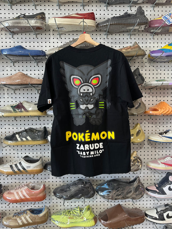 USED Bape x Pokemon Zarude Tee - Black Size Large
