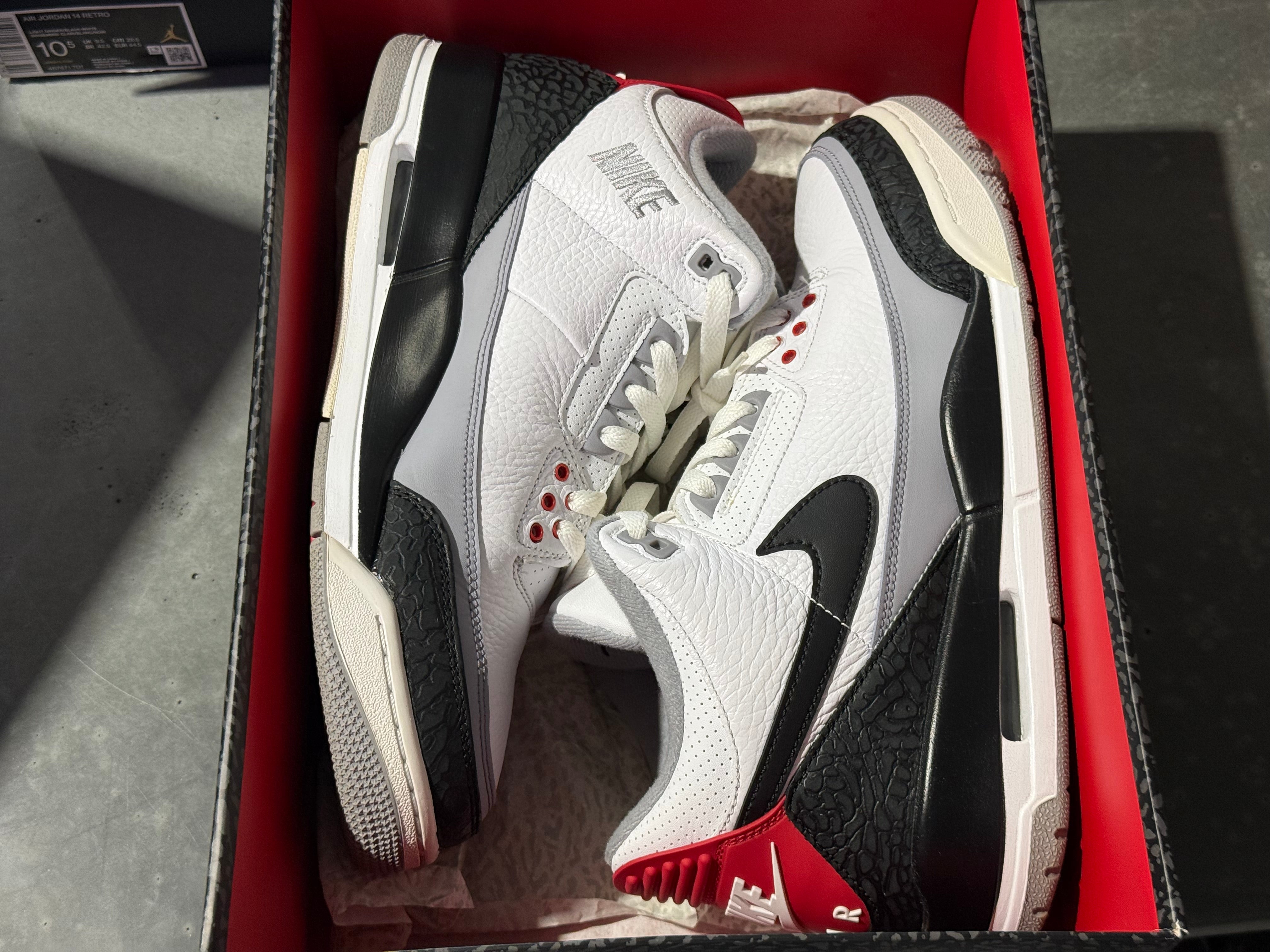 Air Jordan 3 Retro Tinker NRG - Fire Red Size 11